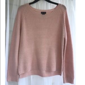 Wet Seal Pink Cable Knit Sweater